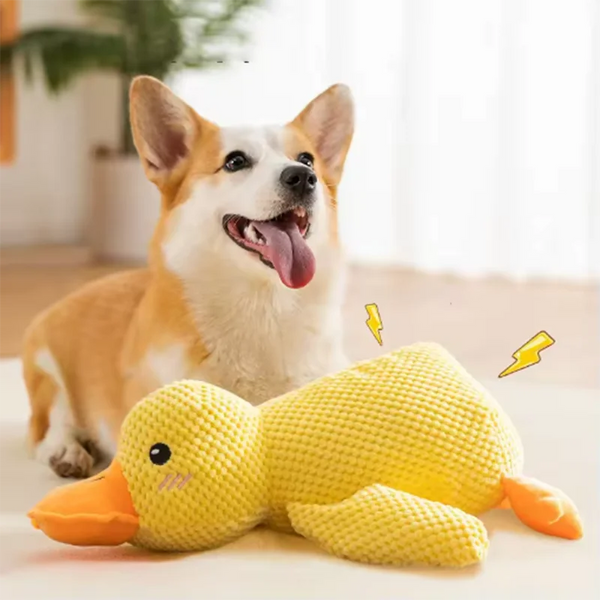 Interactive Plush Dog Toy