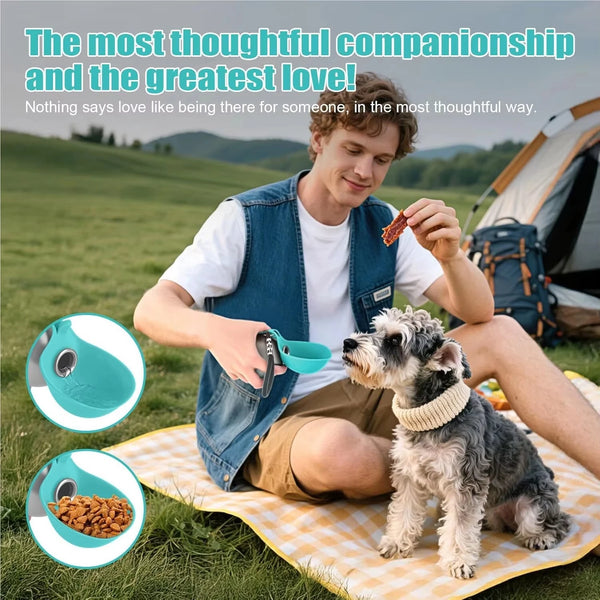Hydrating Pet Bottle with Bowl